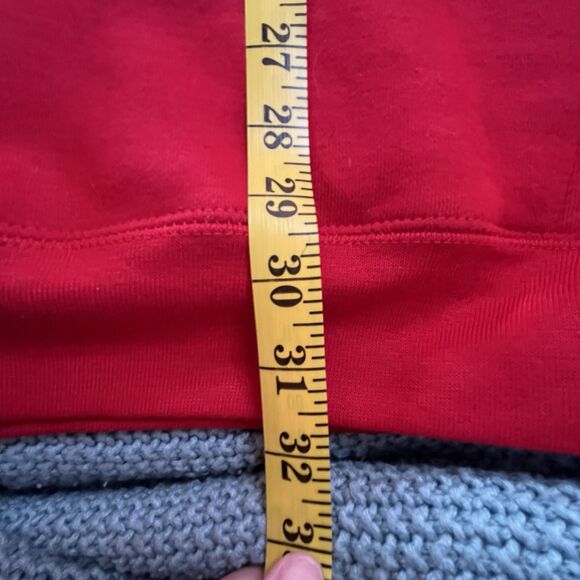 Pro Club Men's Heavyweight Pullover Hoodie (13oz) Size XL Red - Picture 2 of 10